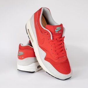 Nike Air Max 1 Essential 'Daring Red' Lifestyle Sneaker, Running, Men's Size 9
